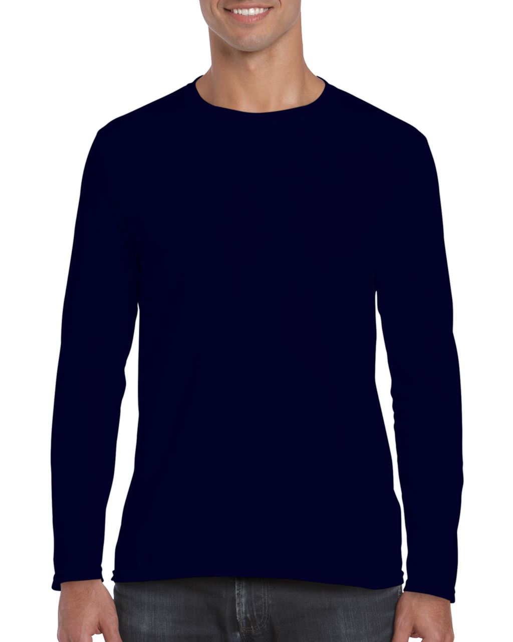 Gildan Softstyle® Adult Long Sleeve T-shirt - Gildan Softstyle® Adult Long Sleeve T-shirt - Navy