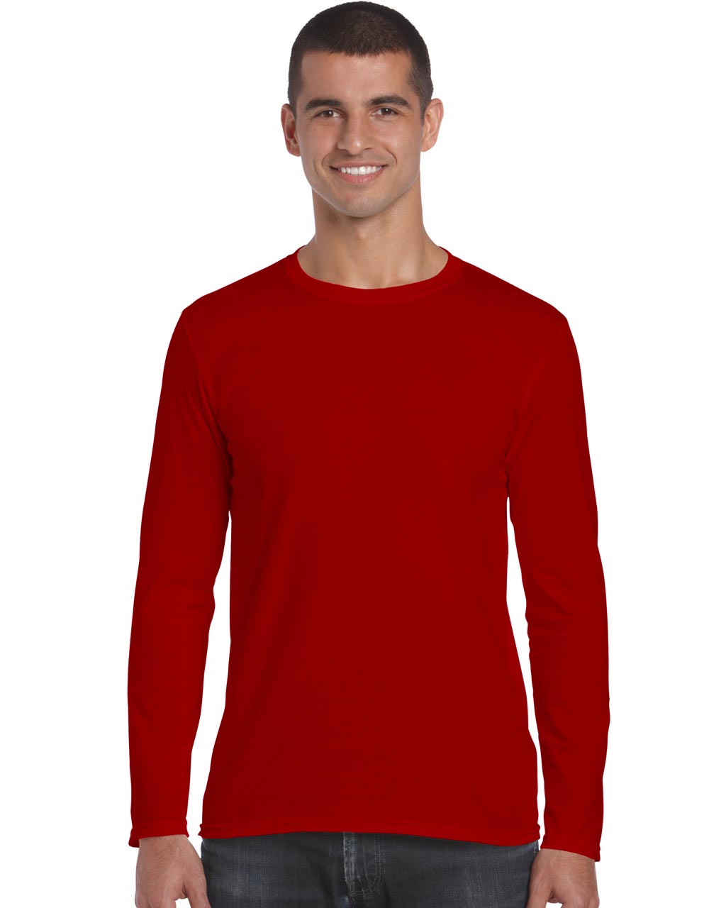Gildan Softstyle® Adult Long Sleeve T-shirt - red