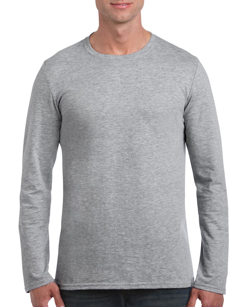 Gildan Softstyle® Adult Long Sleeve T-shirt - Gildan Softstyle® Adult Long Sleeve T-shirt - Sport Grey