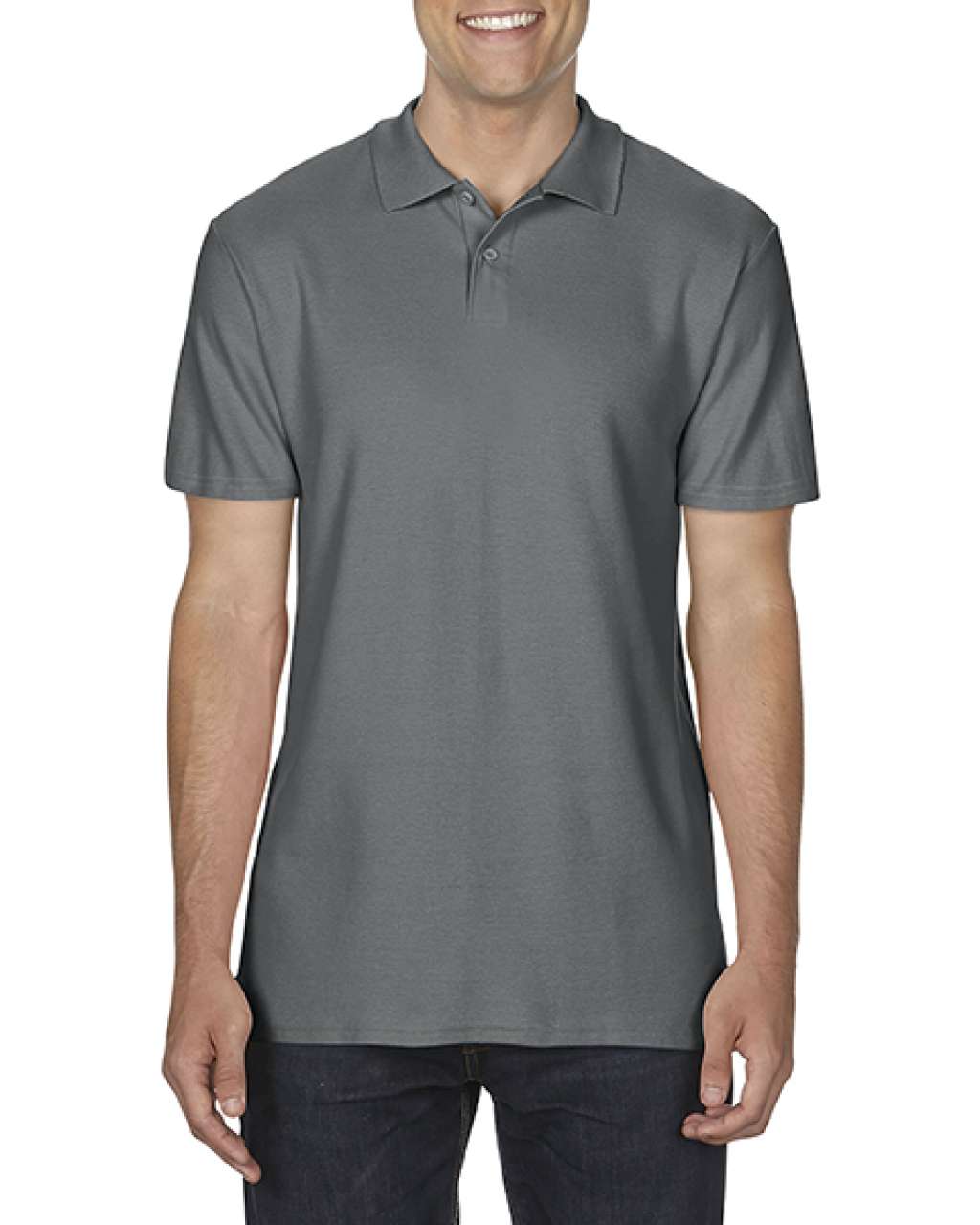 Gildan Softstyle® Adult Double PiquÉ Polo - grey