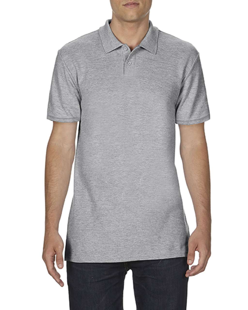 Gildan Softstyle® Adult Double PiquÉ Polo - Gildan Softstyle® Adult Double PiquÉ Polo - Sport Grey