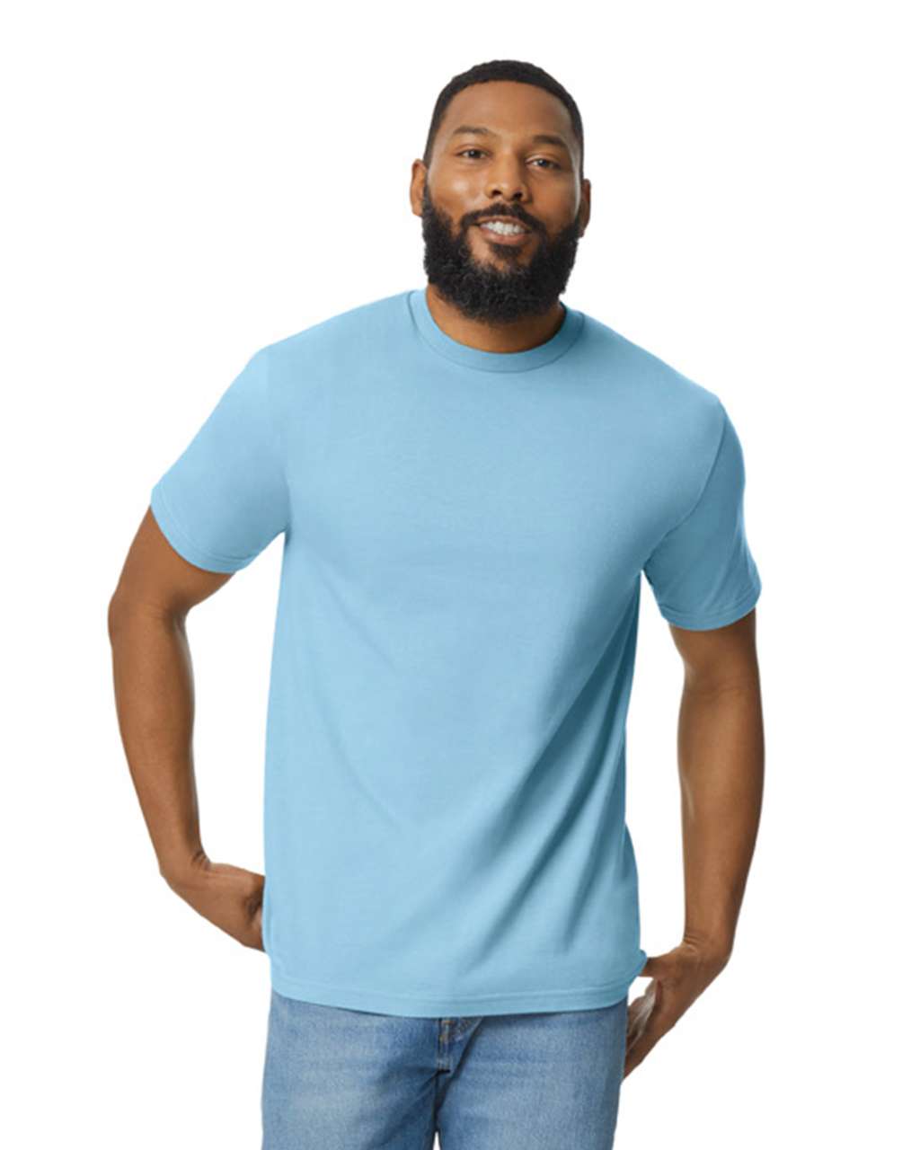 Gildan Softstyle® Midweight Adult T-shirt - Gildan Softstyle® Midweight Adult T-shirt - Light Blue