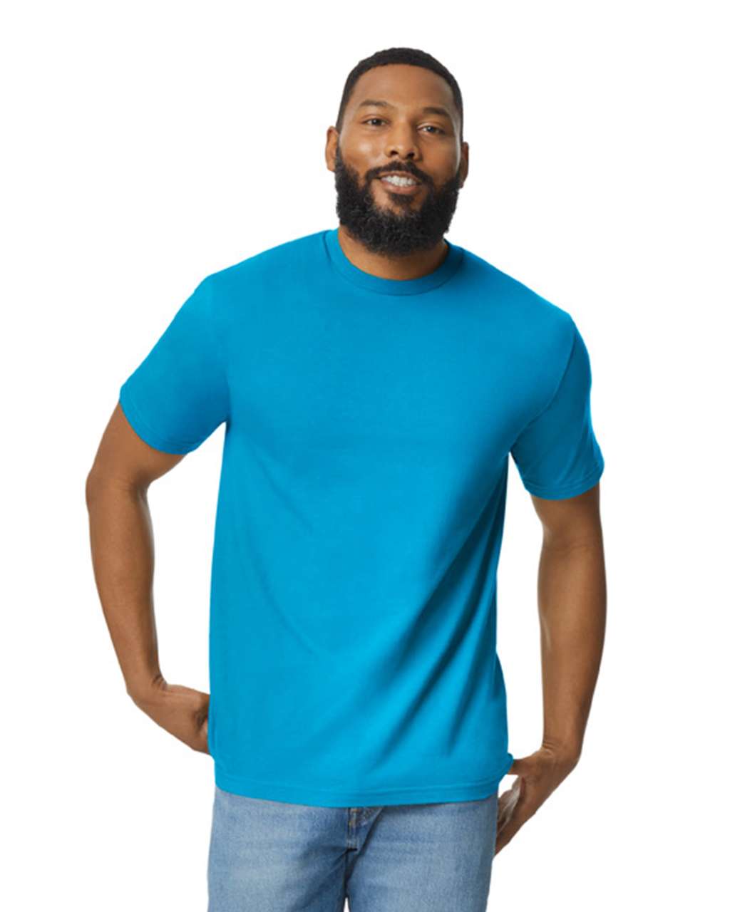 Gildan Softstyle® Midweight Adult T-shirt - blau