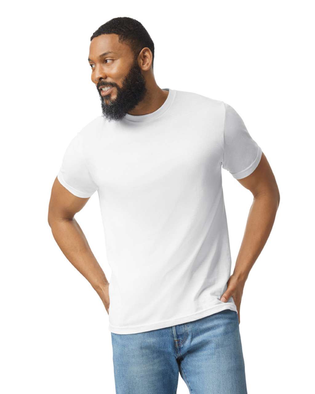 Gildan Softstyle® Cvc Adult T-shirt - bílá