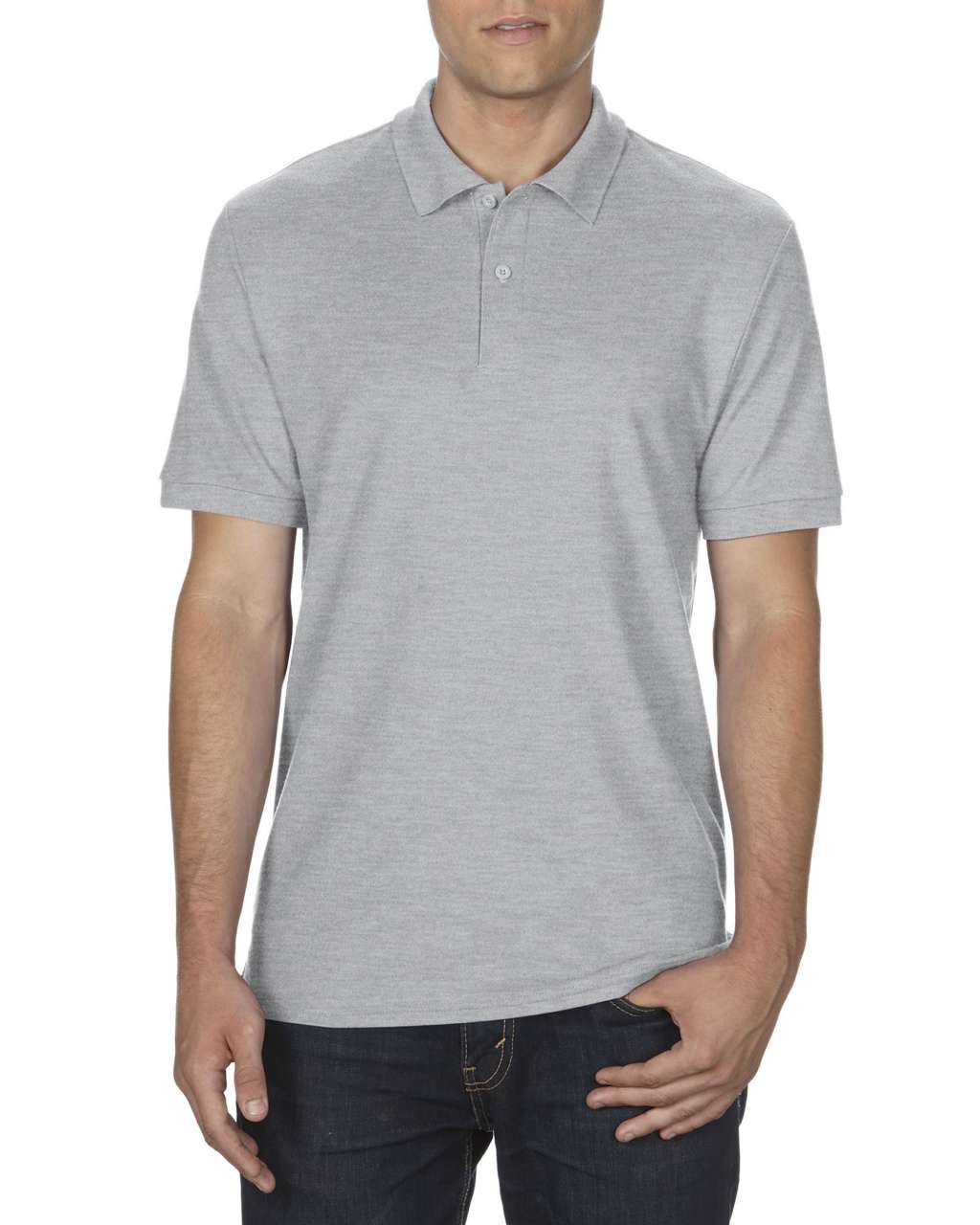 Gildan Dryblend® Adult Double PiquÉ Polo - Gildan Dryblend® Adult Double PiquÉ Polo - Sport Grey