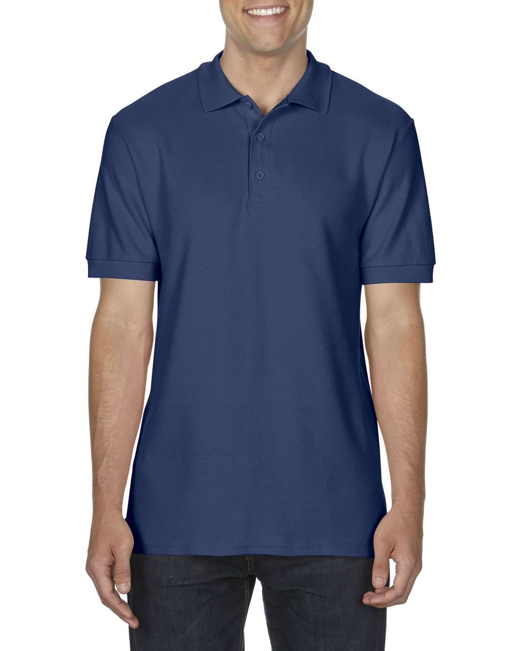 Gildan Premium Cotton® Adult Double PiquÉ Polo - blau