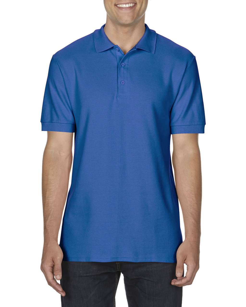 Gildan Premium Cotton® Adult Double PiquÉ Polo - Gildan Premium Cotton® Adult Double PiquÉ Polo - Royal