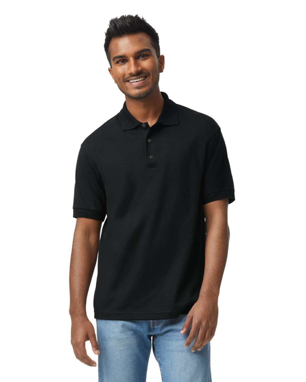 Gildan Dryblend® Adult Jersey Polo - New Model - schwarz