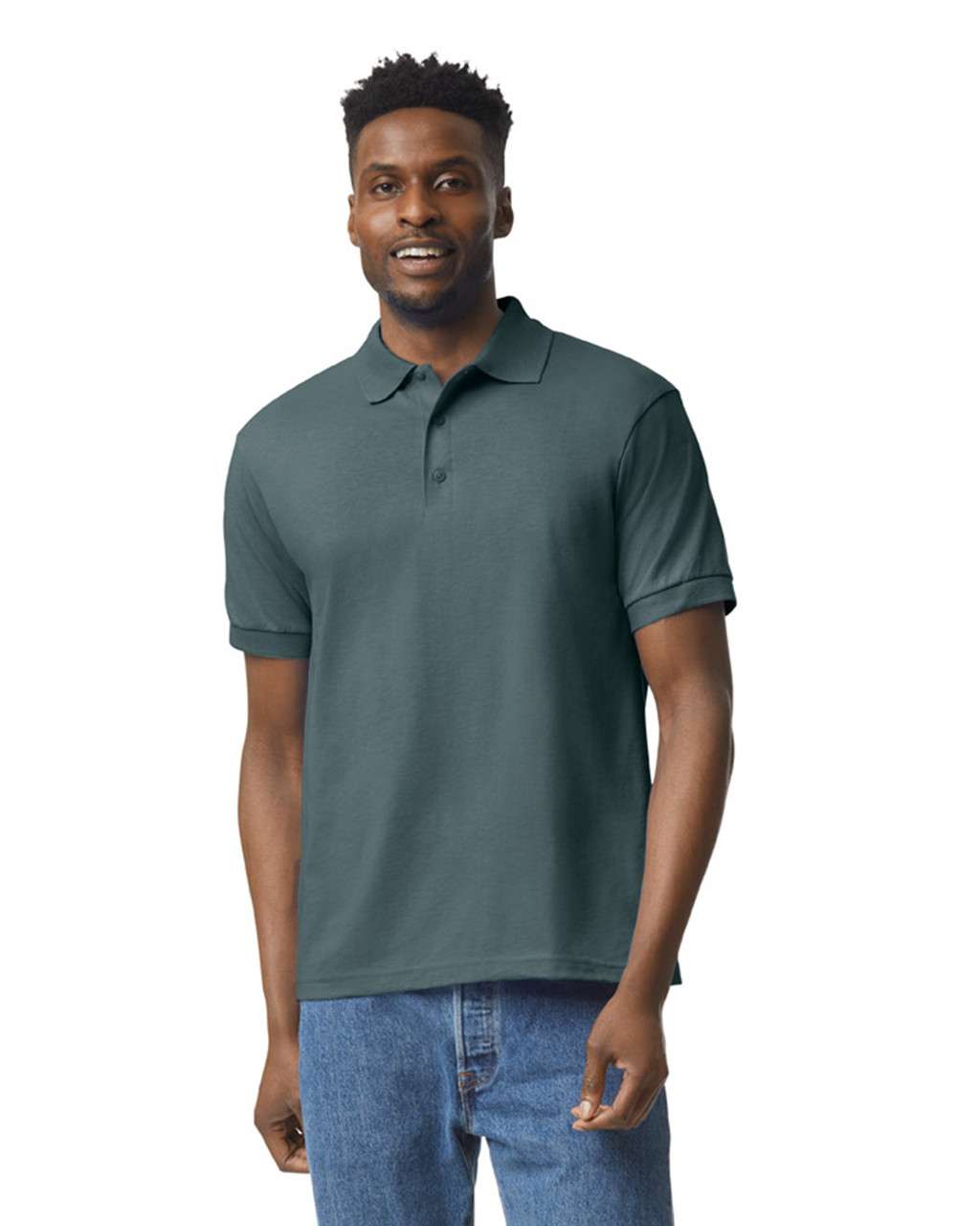 Gildan Dryblend® Adult Jersey Polo - New Model - šedá