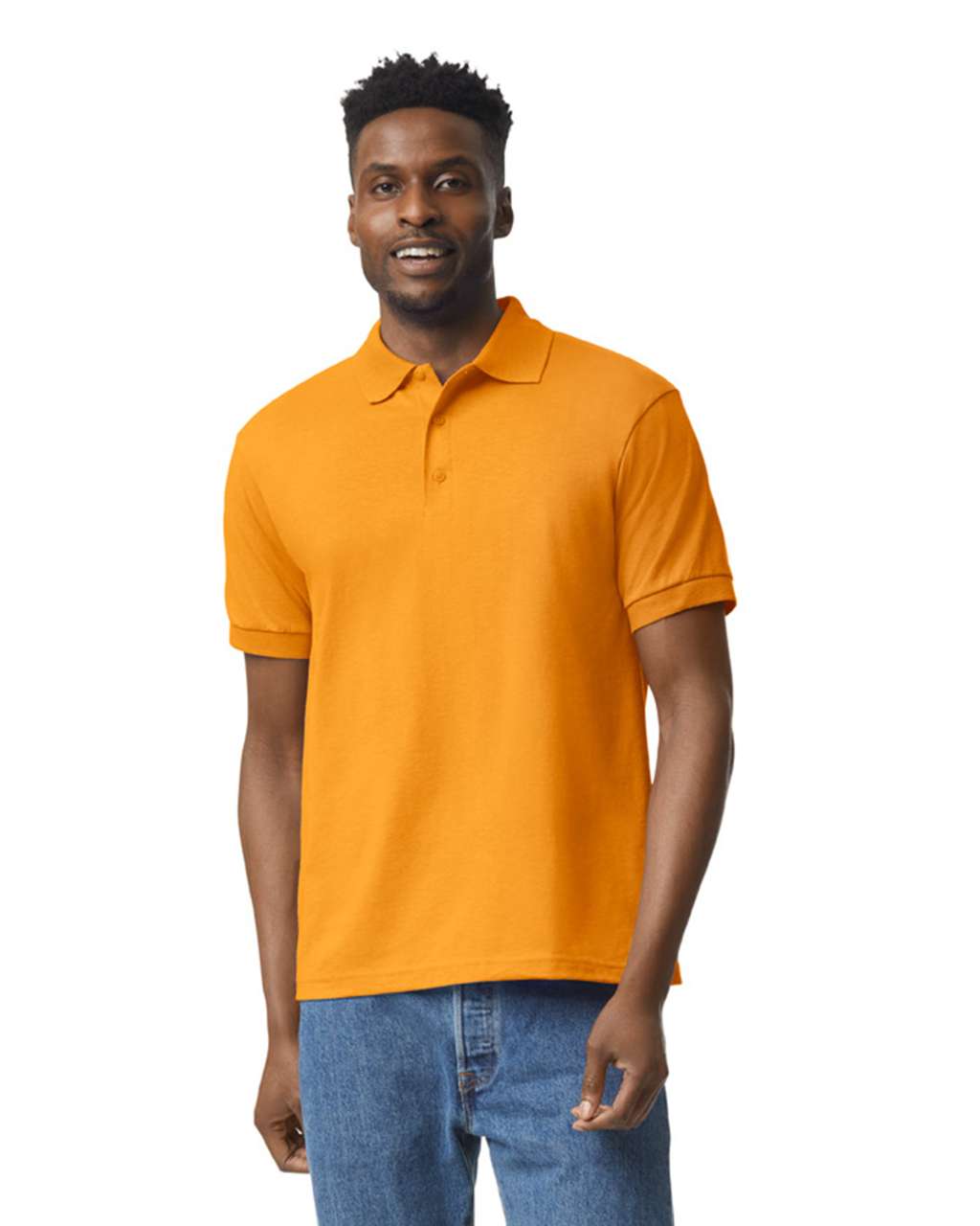 Gildan Dryblend® Adult Jersey Polo - New Model - žltá