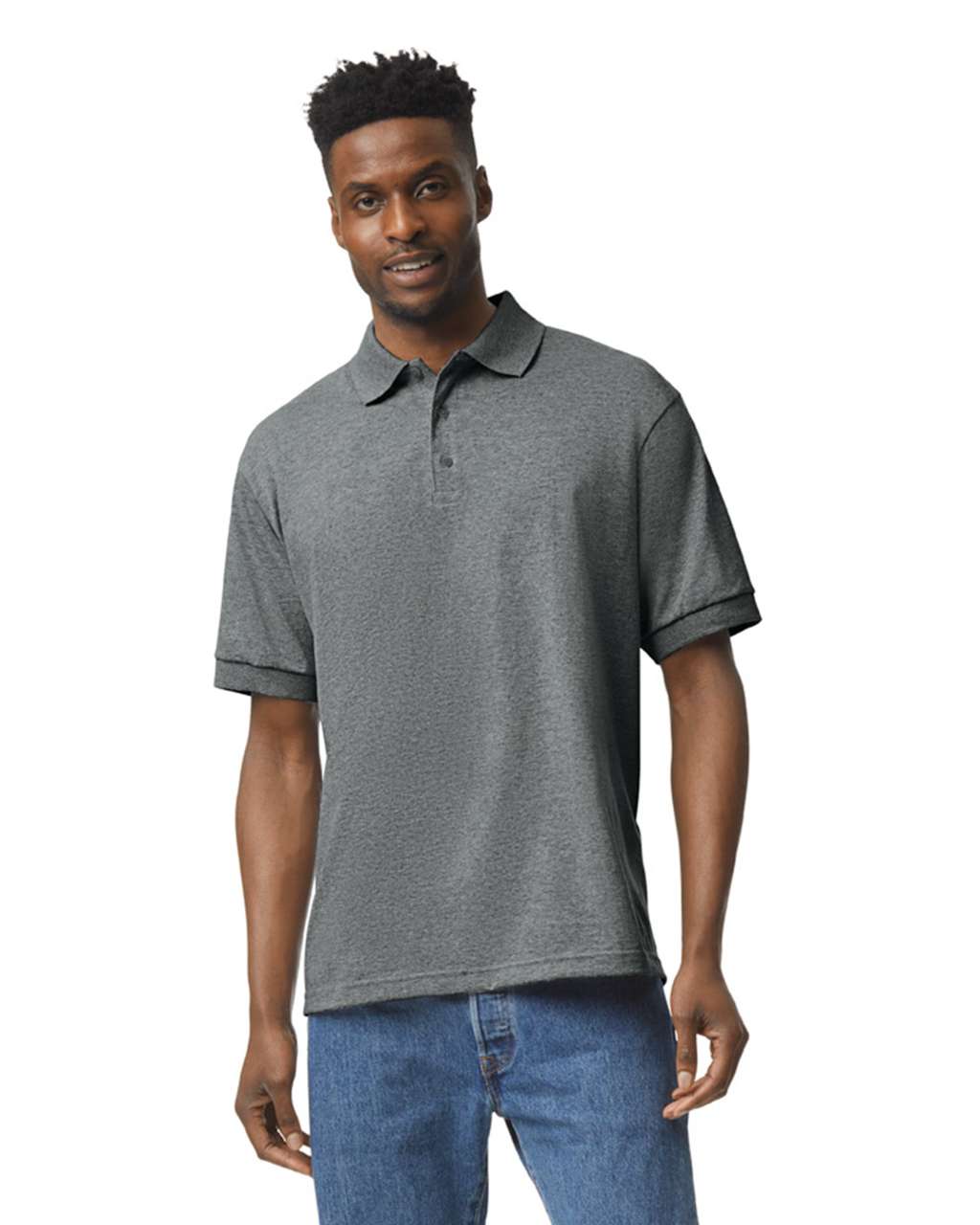 Gildan Dryblend® Adult Jersey Polo - New Model - Grau