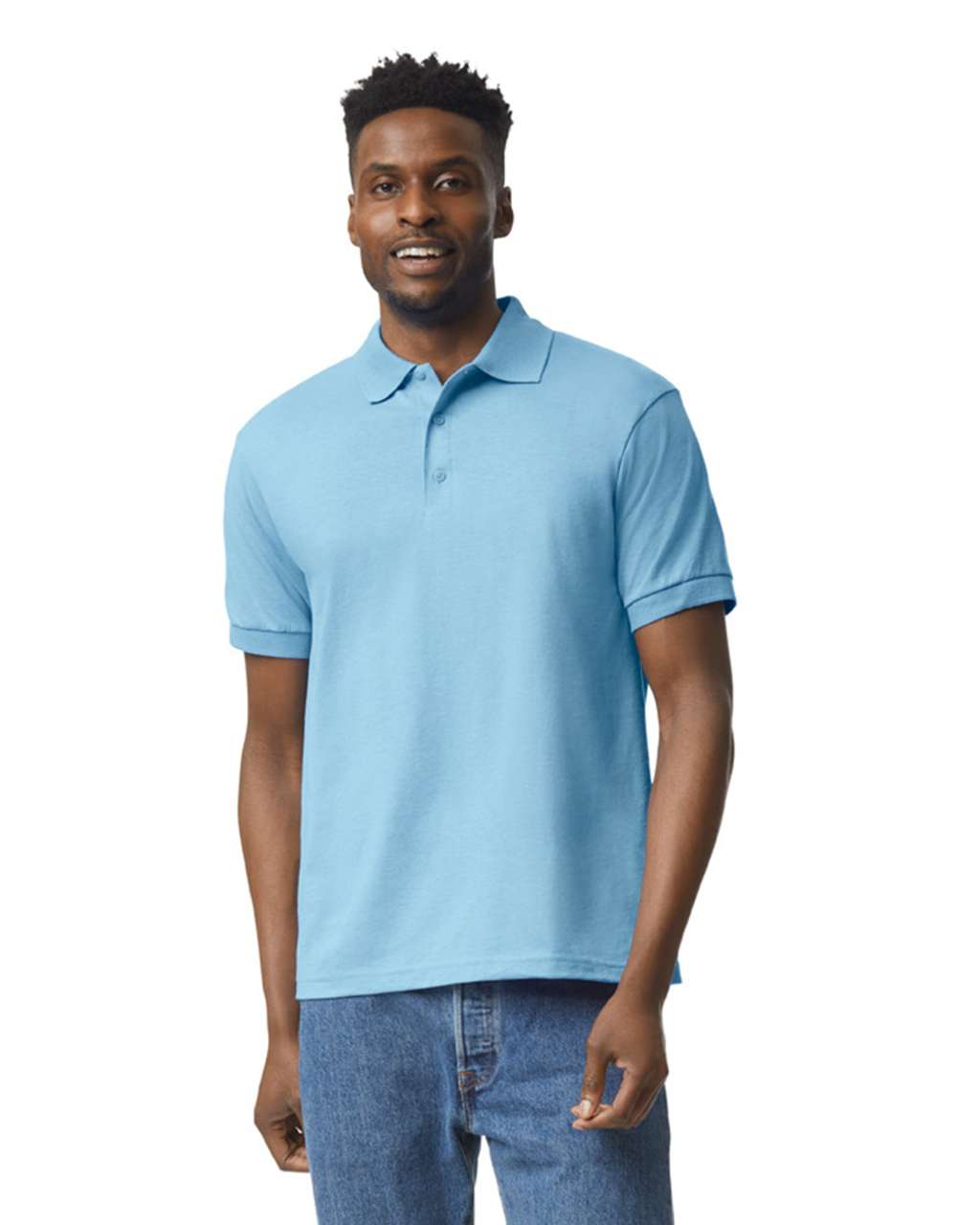 Gildan Dryblend® Adult Jersey Polo - New Model - blue