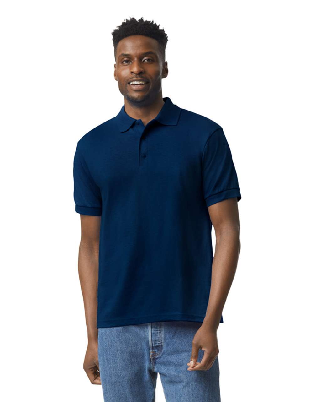 Gildan Dryblend® Adult Jersey Polo - New Model - modrá