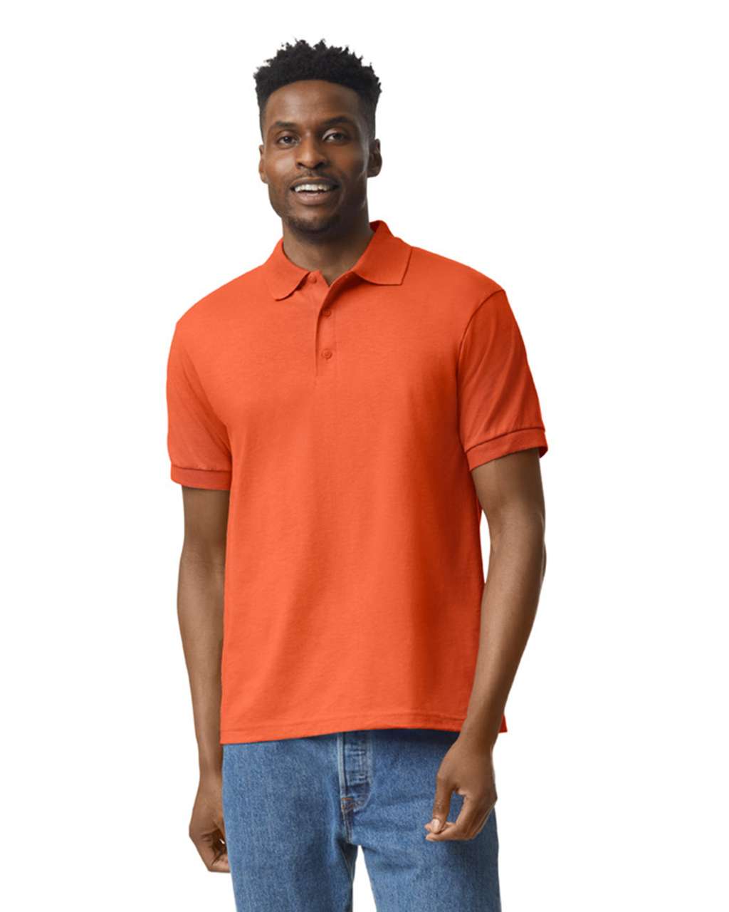 Gildan Dryblend® Adult Jersey Polo - New Model - Gildan Dryblend® Adult Jersey Polo - New Model - Orange