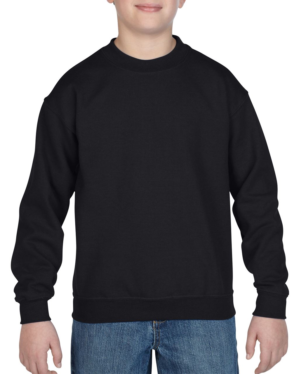 Gildan Heavy Blend™ Youth Crewneck Sweatshirt - black