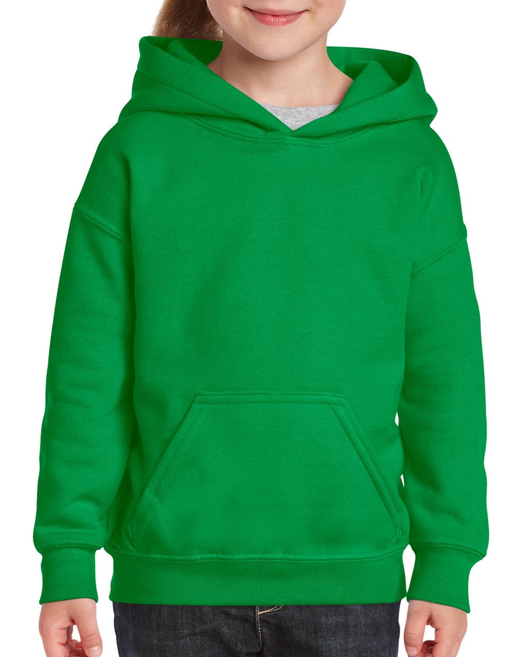 Gildan Heavy Blend™ Youth Hooded Sweatshirt mikina - zelená