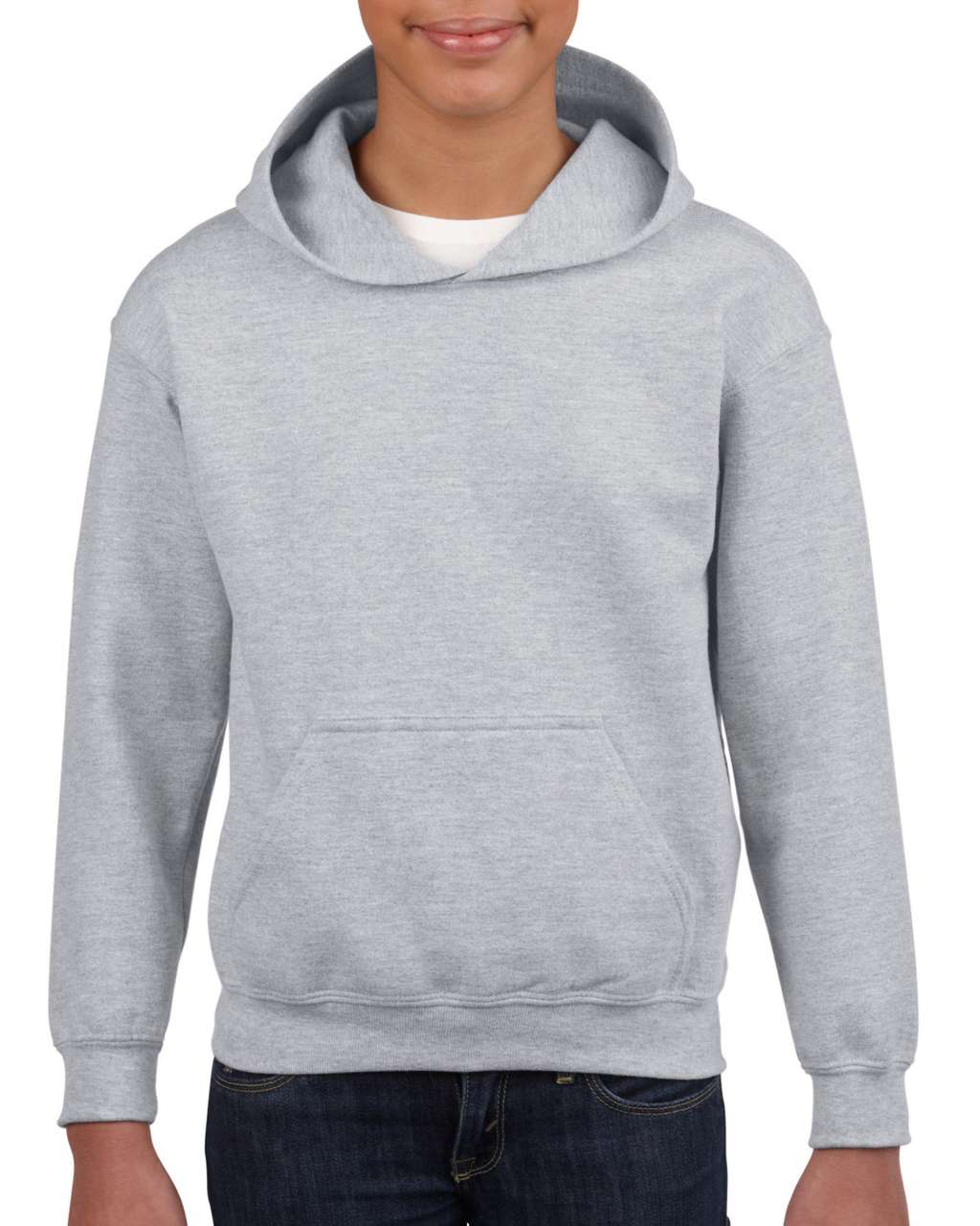 Gildan Heavy Blend™ Youth Hooded Sweatshirt - grey