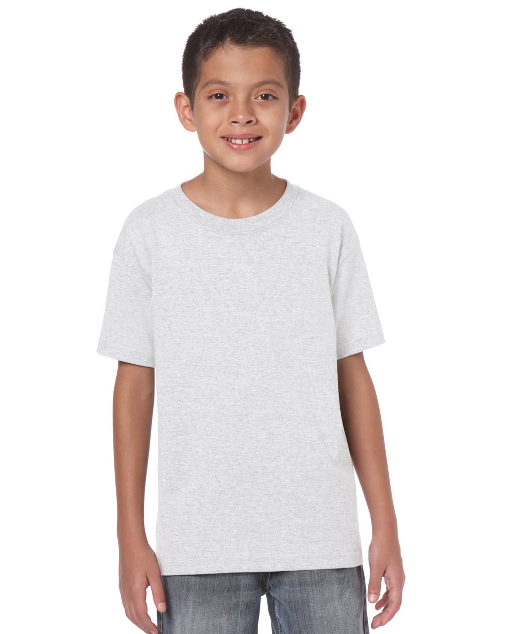 Gildan Heavy Cotton™ Youth T-shirt - Gildan Heavy Cotton™ Youth T-shirt - Ash Grey
