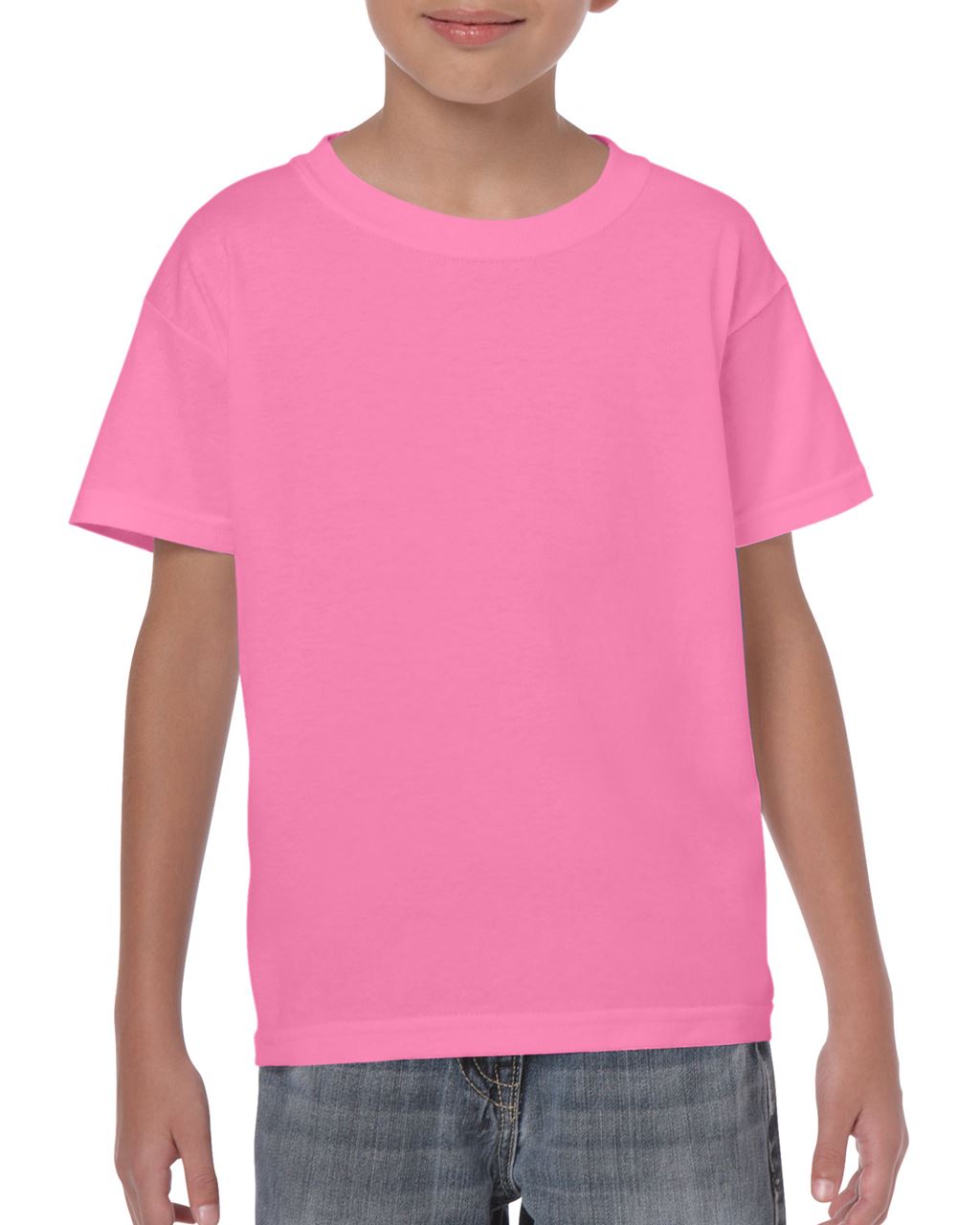 Gildan Heavy Cotton™ Youth T-shirt - růžová