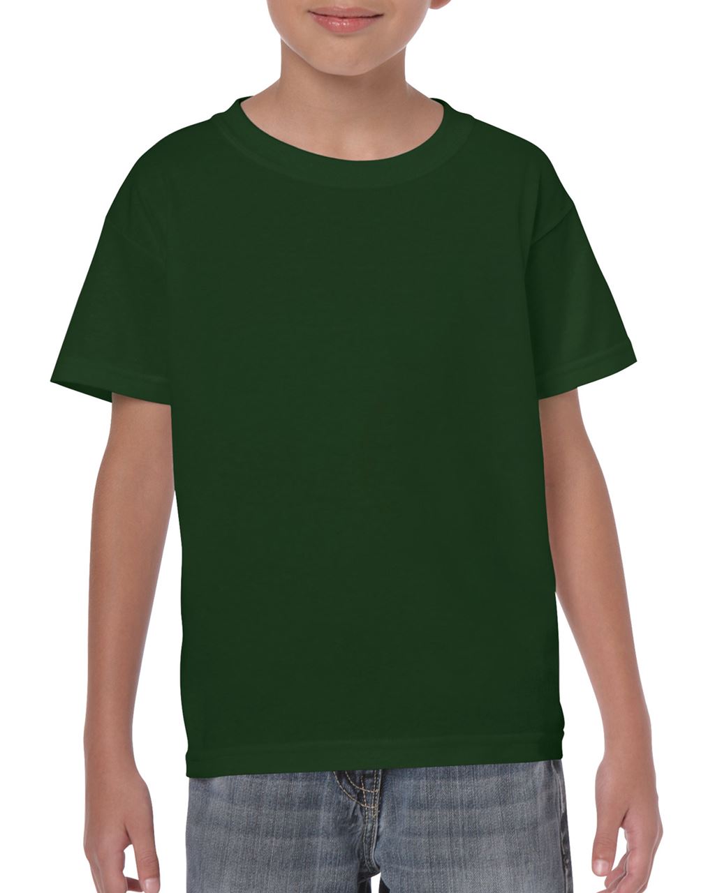 Gildan Heavy Cotton™ Youth T-shirt - Gildan Heavy Cotton™ Youth T-shirt - Forest Green