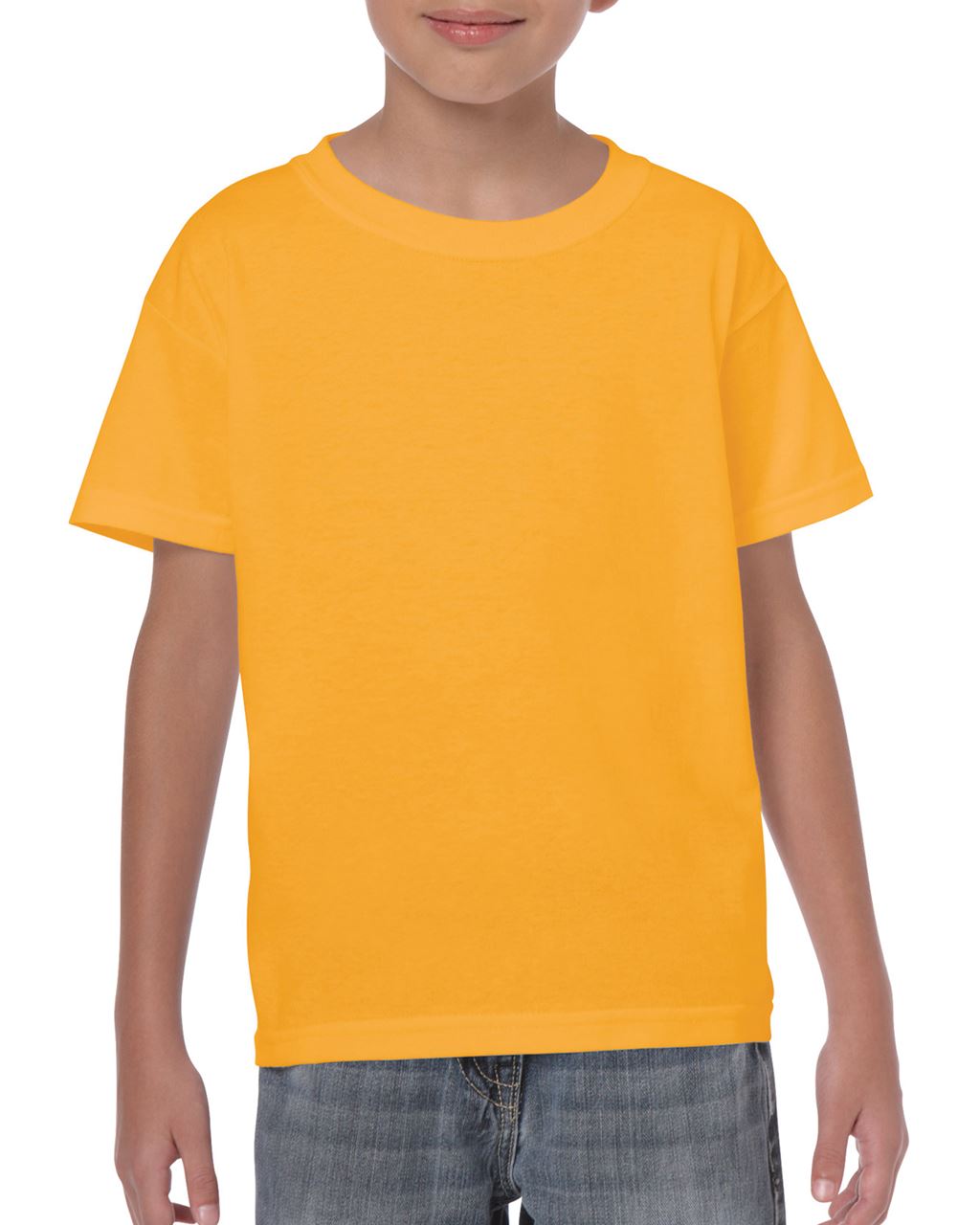 Gildan Heavy Cotton™ Youth T-shirt - Gildan Heavy Cotton™ Youth T-shirt - Gold