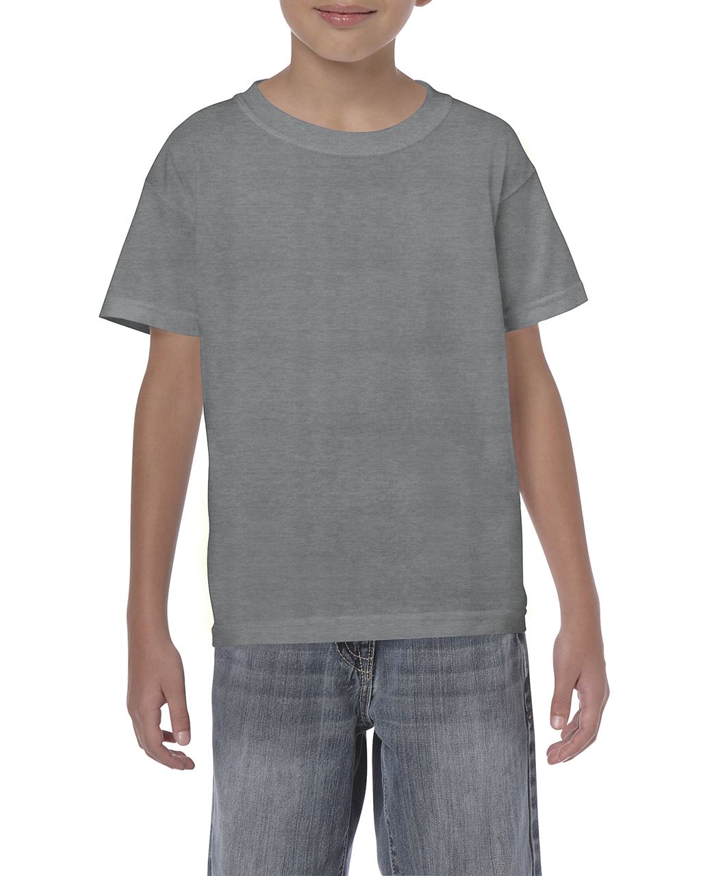 Gildan Heavy Cotton™ Youth T-shirt - šedá