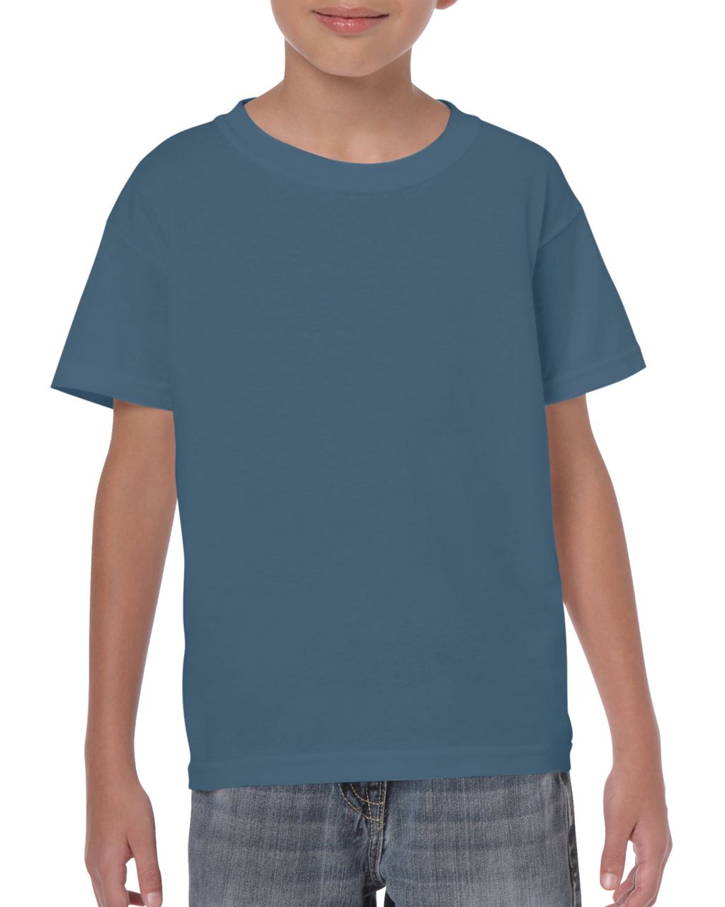 Gildan Heavy Cotton™ Youth T-shirt - Gildan Heavy Cotton™ Youth T-shirt - Indigo Blue