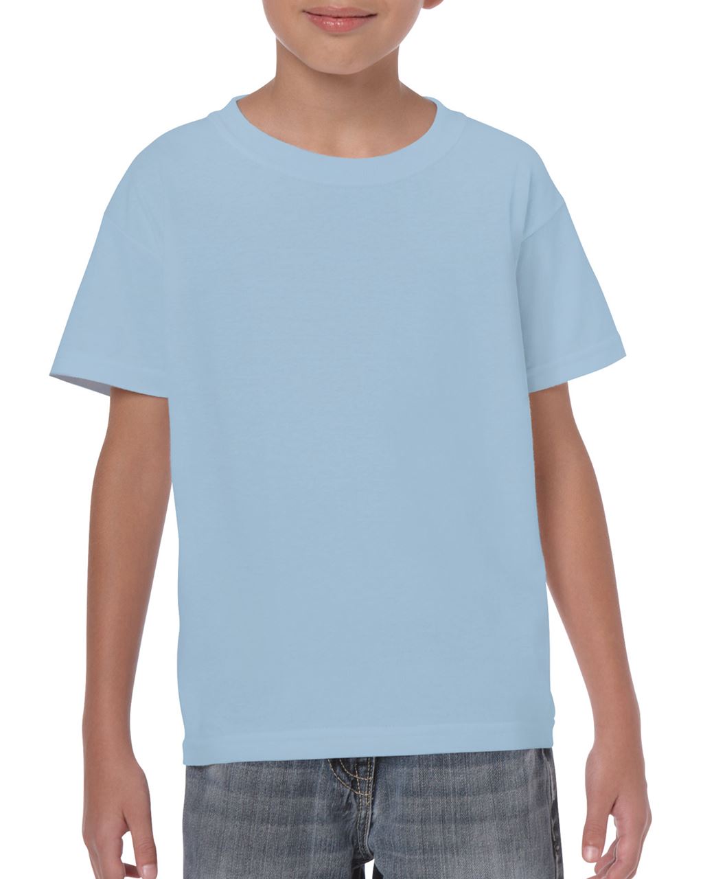 Gildan Heavy Cotton™ Youth T-shirt - Gildan Heavy Cotton™ Youth T-shirt - Light Blue