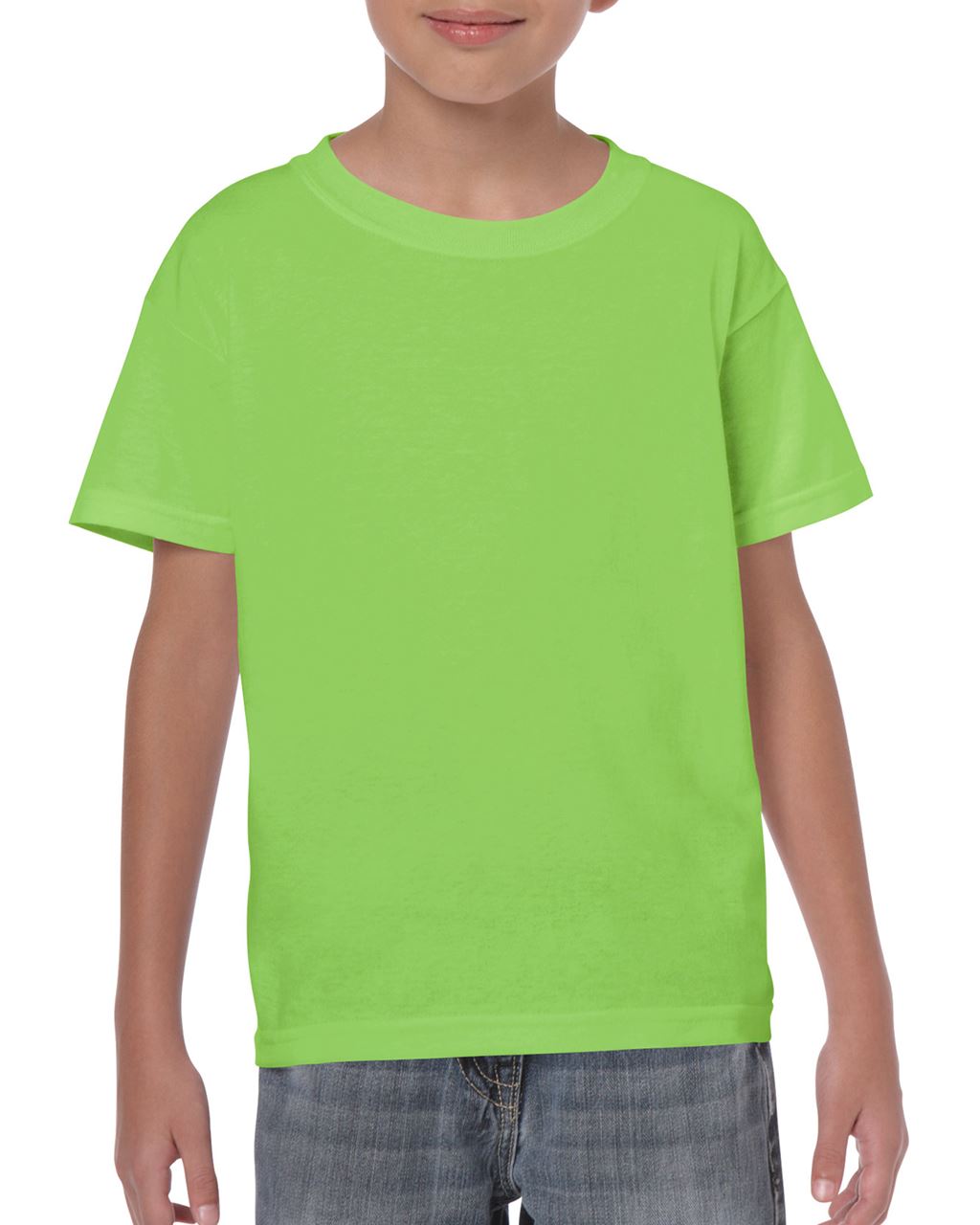 Gildan Heavy Cotton™ Youth T-shirt - Gildan Heavy Cotton™ Youth T-shirt - Lime
