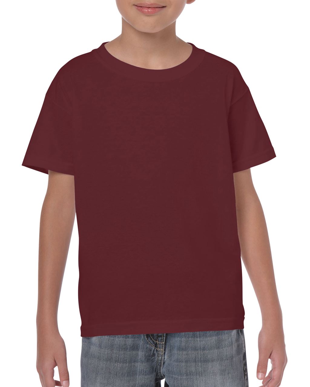 Gildan Heavy Cotton™ Youth T-shirt - Gildan Heavy Cotton™ Youth T-shirt - Maroon