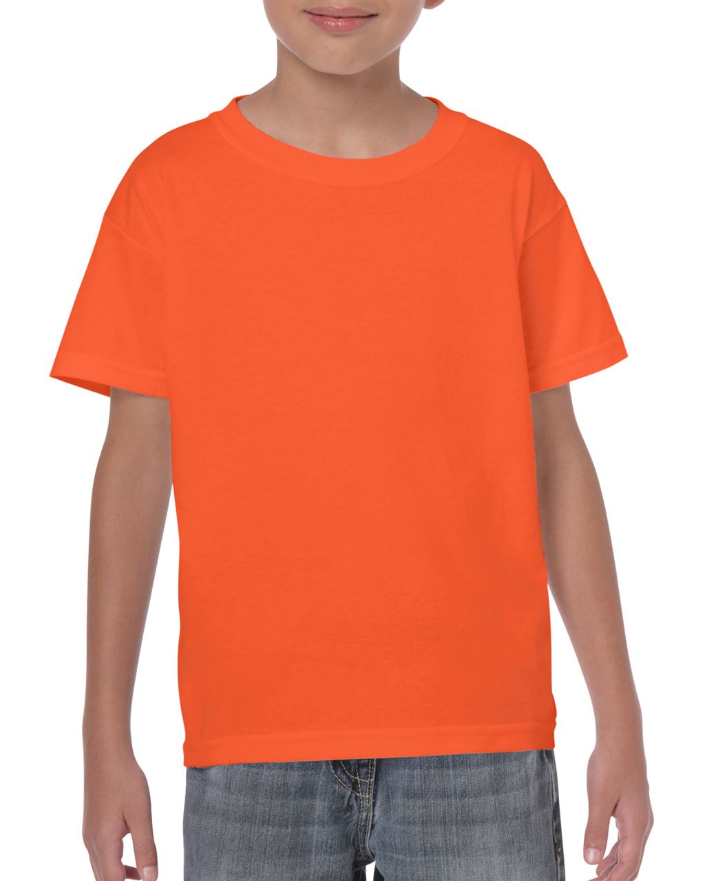 Gildan Heavy Cotton™ Youth T-shirt - Gildan Heavy Cotton™ Youth T-shirt - Orange