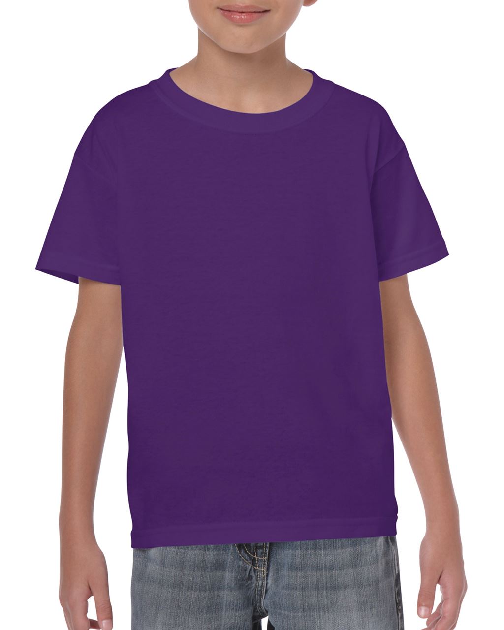 Gildan Heavy Cotton™ Youth T-shirt - Gildan Heavy Cotton™ Youth T-shirt - Purple