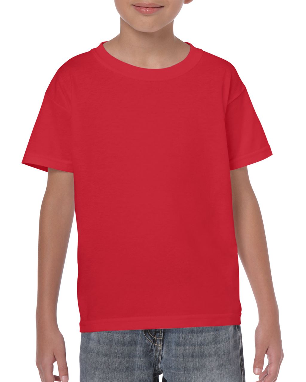 Gildan Heavy Cotton™ Youth T-shirt - Gildan Heavy Cotton™ Youth T-shirt - Red