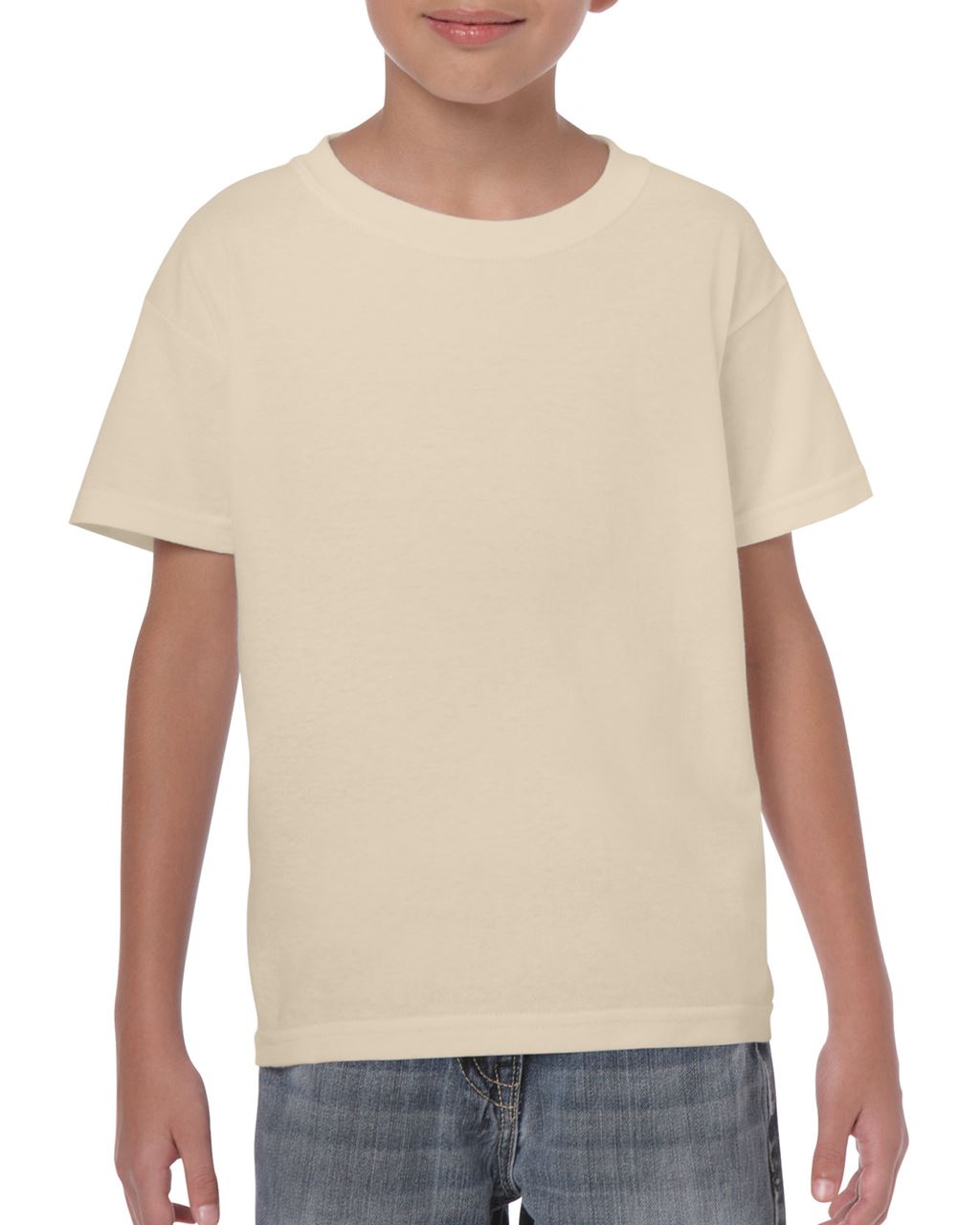 Gildan Heavy Cotton™ Youth T-shirt - Gildan Heavy Cotton™ Youth T-shirt - Sand