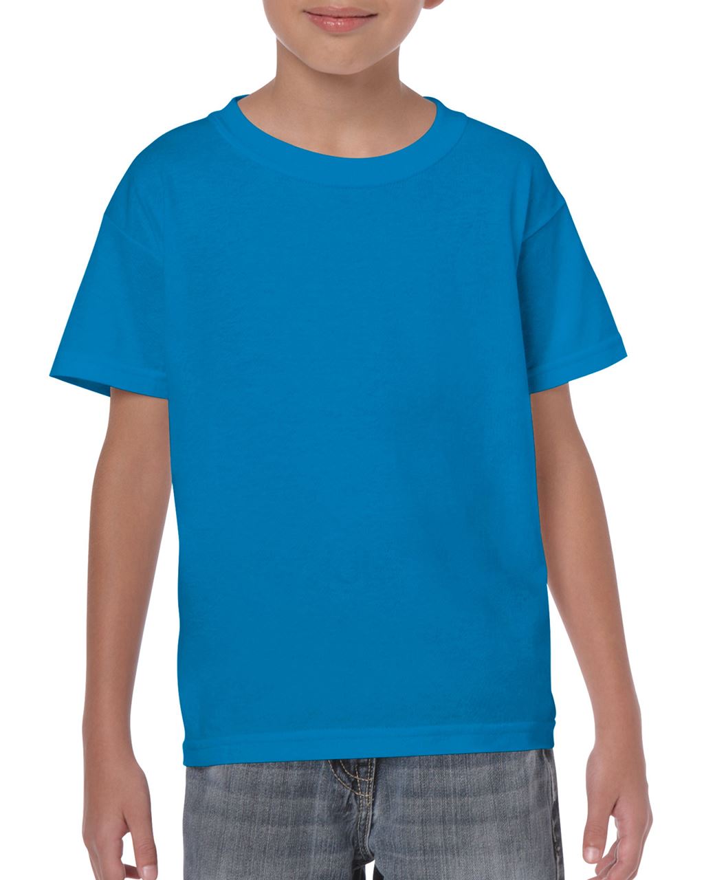 Gildan Heavy Cotton™ Youth T-shirt - Gildan Heavy Cotton™ Youth T-shirt - Sapphire