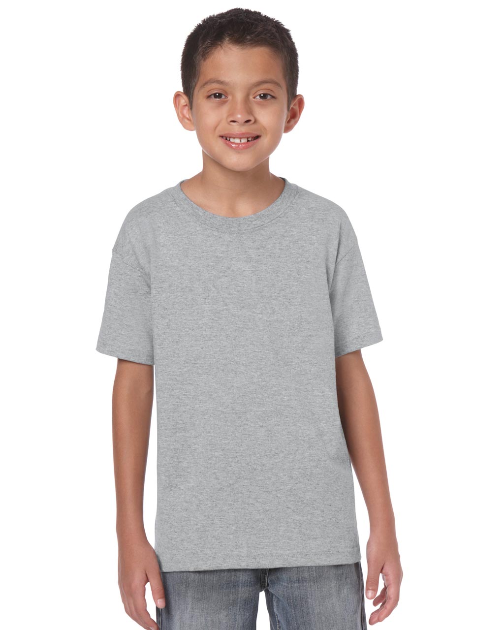 Gildan Heavy Cotton™ Youth T-shirt - Gildan Heavy Cotton™ Youth T-shirt - Sport Grey