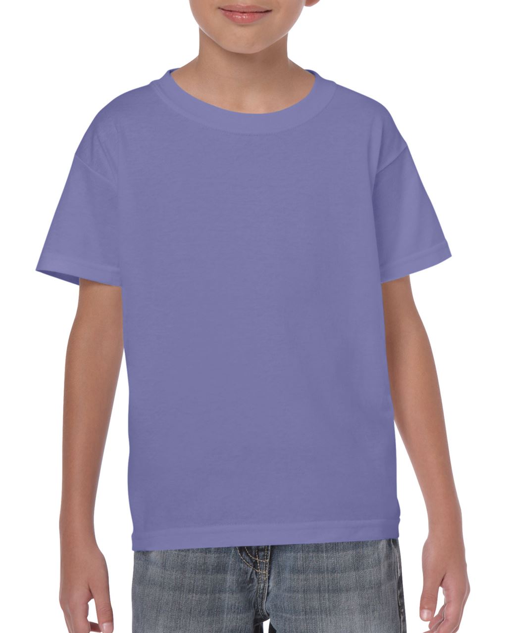 Gildan Heavy Cotton™ Youth T-shirt - Gildan Heavy Cotton™ Youth T-shirt - Violet