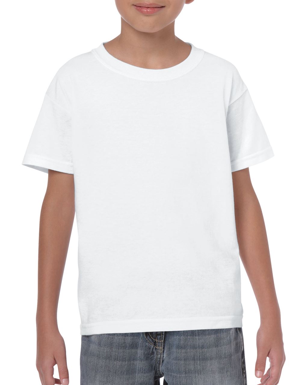 Gildan Heavy Cotton™ Youth T-shirt - Gildan Heavy Cotton™ Youth T-shirt - White