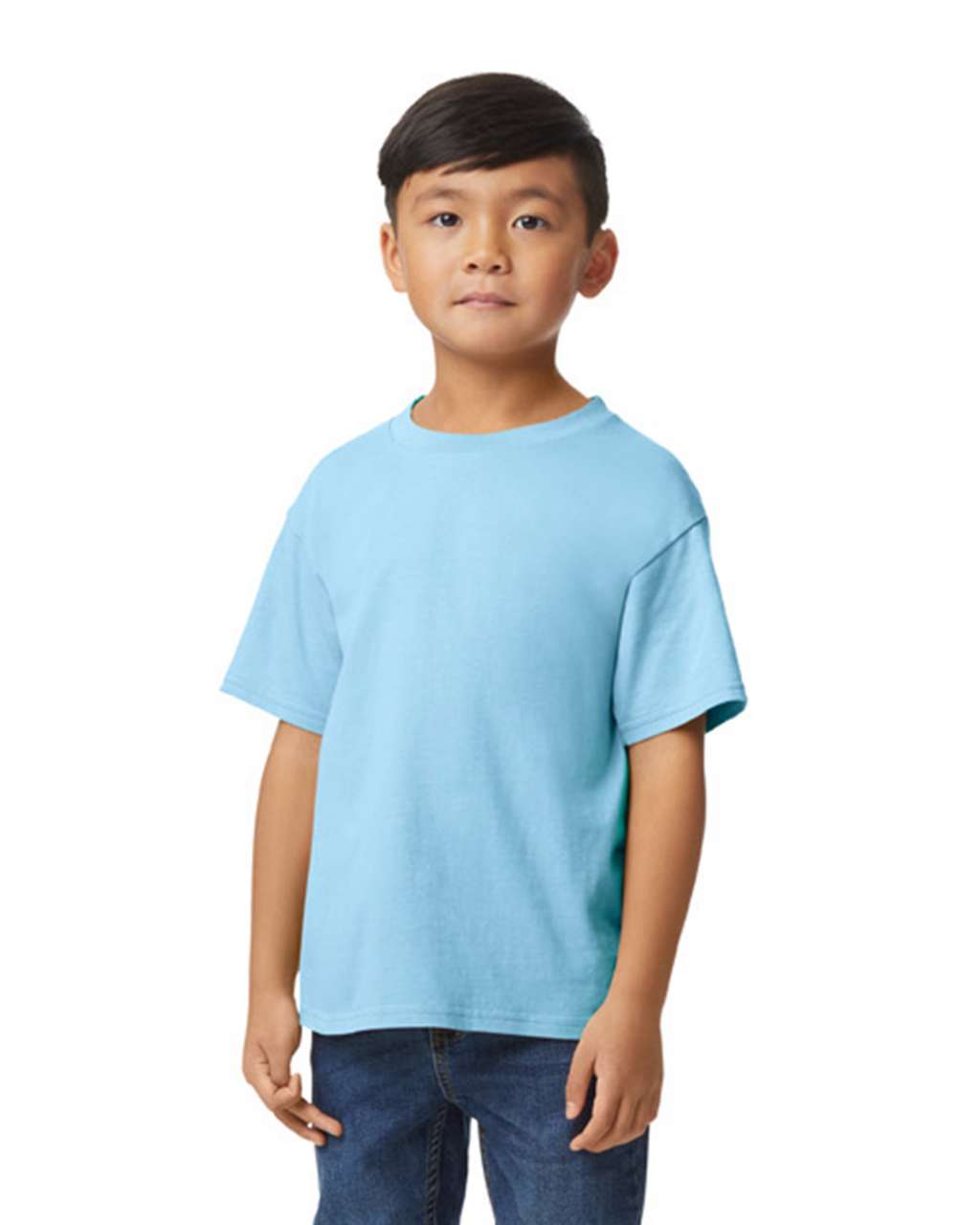 Gildan Softstyle® Midweight Youth T-shirt - modrá