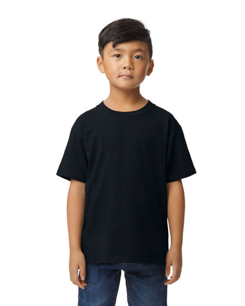 Gildan Softstyle® Midweight Youth T-shirt - černá
