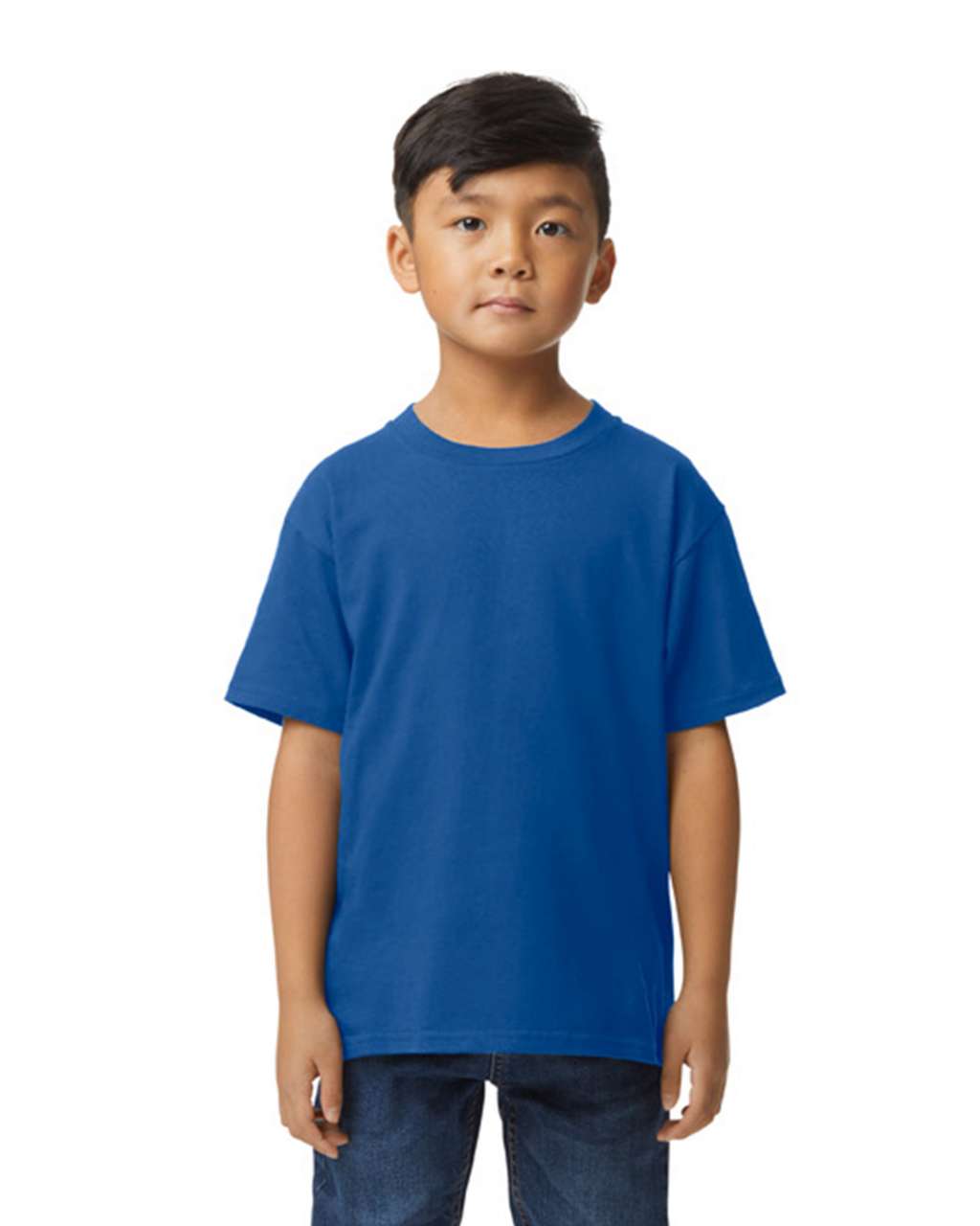 Gildan Softstyle® Midweight Youth T-shirt - modrá