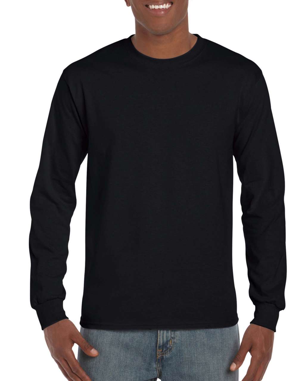 Gildan Hammer Adult Long Sleeve T-shirt - Gildan Hammer Adult Long Sleeve T-shirt - Black