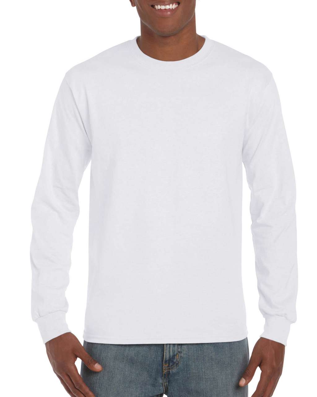 Gildan Hammer Adult Long Sleeve T-shirt - white