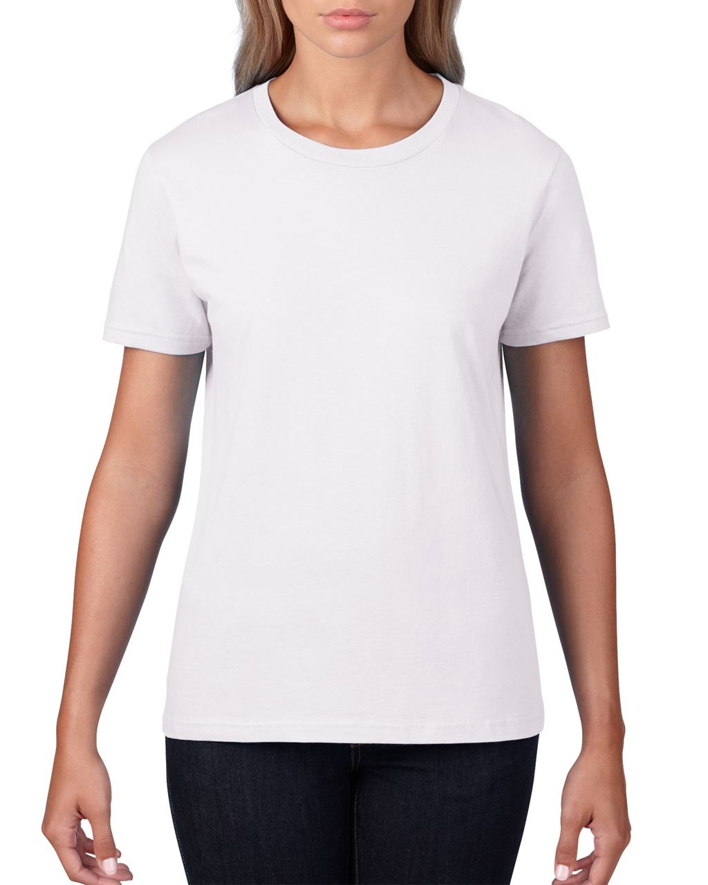 Gildan Premium Cotton® Ladies' T-shirt - Weiß 