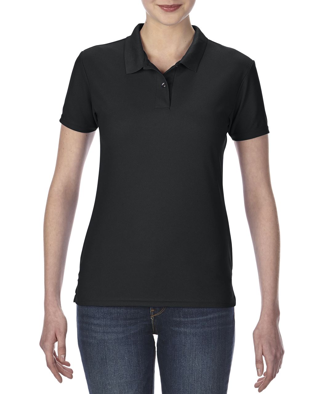 Gildan Performance® Ladies' Double PiquÉ Polo - schwarz