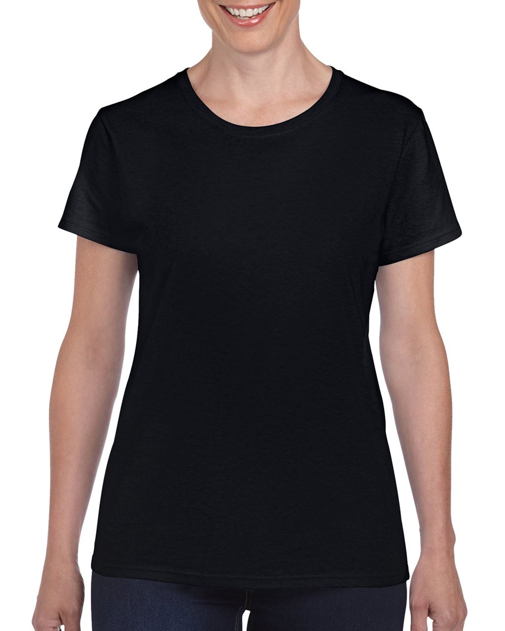 Gildan Heavy Cotton™  Ladies' T-shirt - Gildan Heavy Cotton™  Ladies' T-shirt - Black