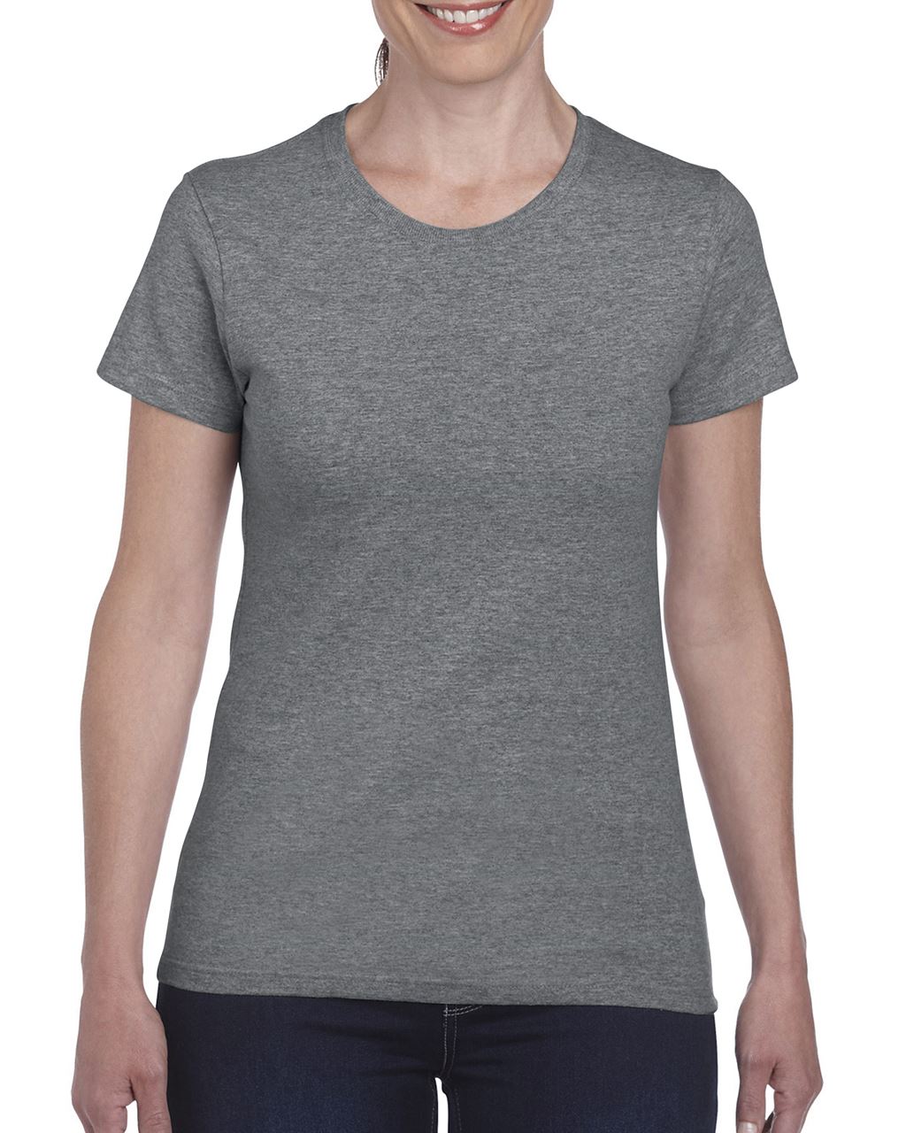 Gildan Heavy Cotton™  Ladies' T-shirt - šedá