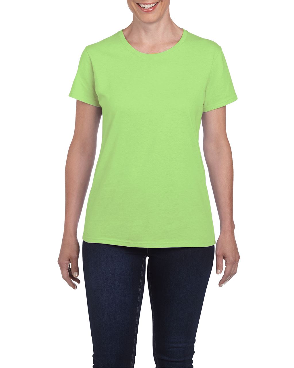 Gildan Heavy Cotton™  Ladies' T-shirt - zelená