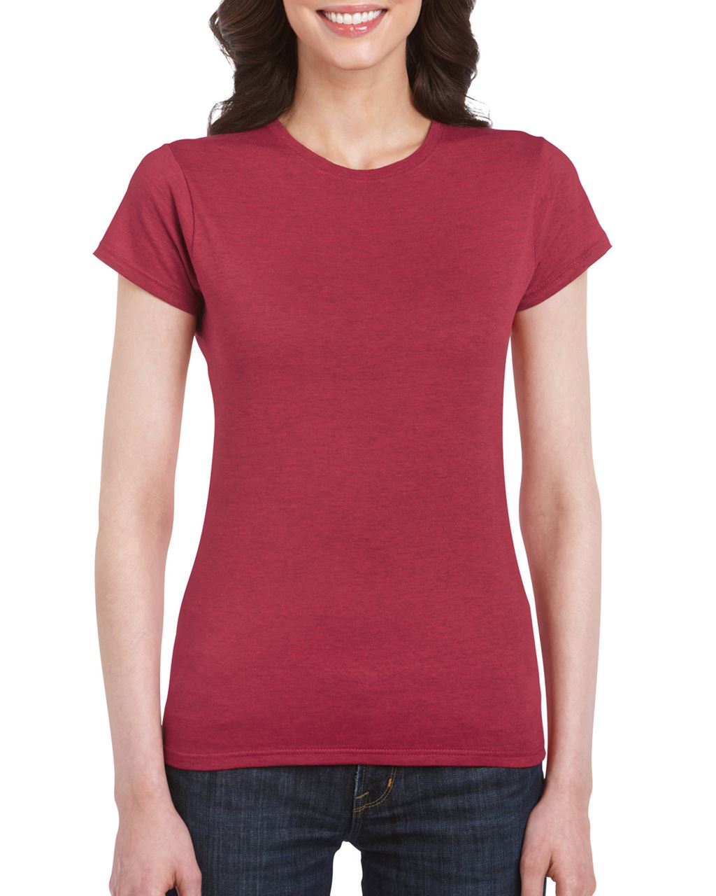 Gildan Softstyle® Ladies' T-shirt - červená
