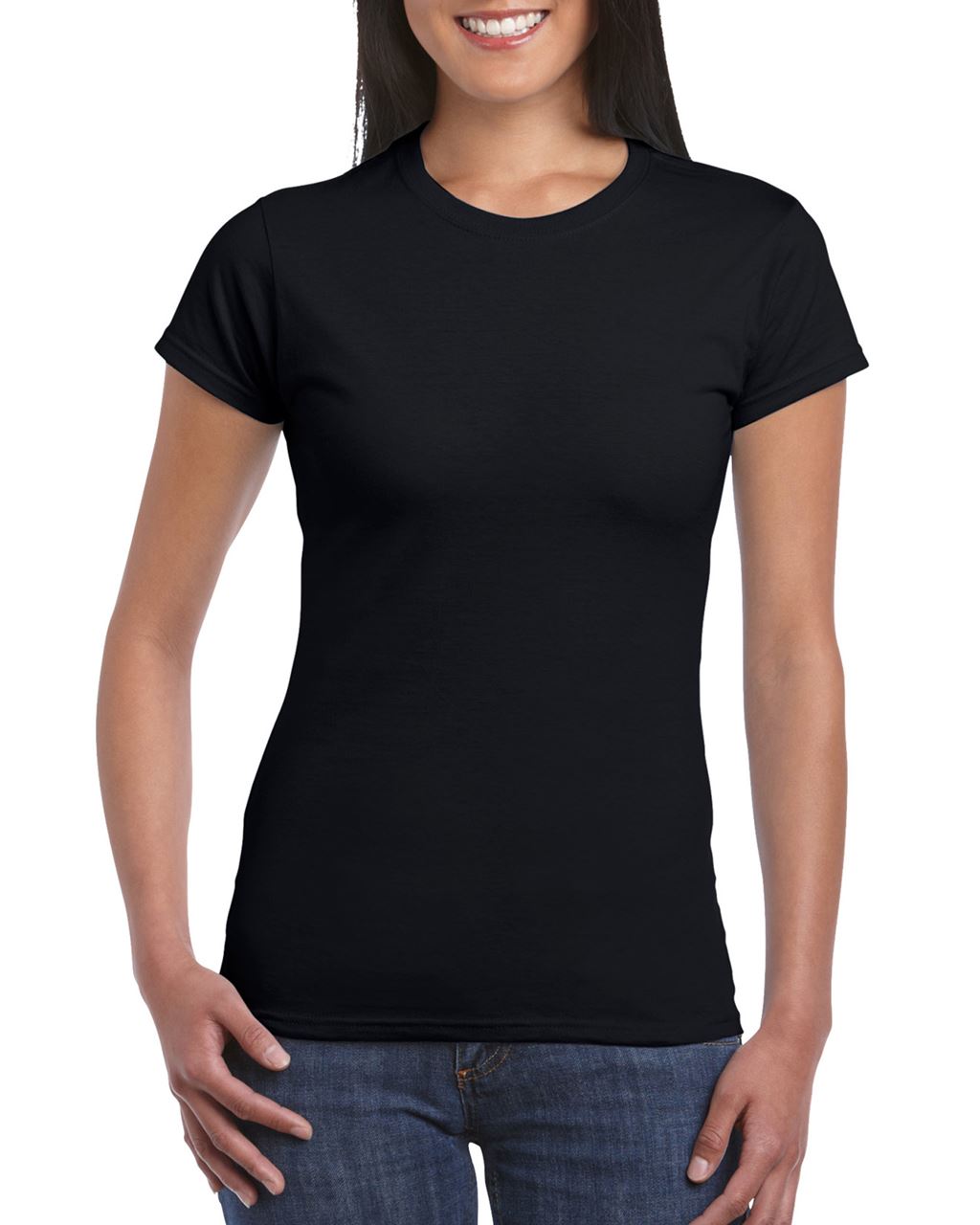 Gildan Softstyle® Ladies' T-shirt - schwarz